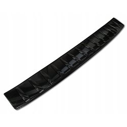 Rear bumper trim for Mercedes EQS 2022- | Black Carbon fiber