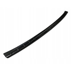 Rear bumper trim for BMW iX1 2022- | Black Carbon fiber Shiny