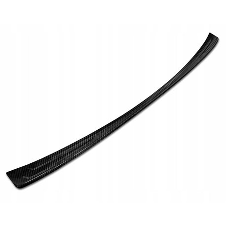 Rear bumper trim for Lexus RX V 2023- | Black Carbon fiber Shiny