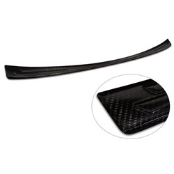 Rear bumper trim for Lexus RX V 2023- | Black Carbon fiber Shiny