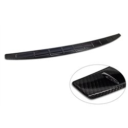 Rear bumper trim for Volvo EX30 2024- | Black Carbon fiber Shiny
