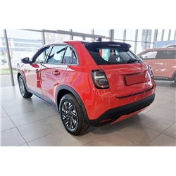 Rear bumper trim for Fiat 600 Hatchback 5D 2023- | Carbon fiber