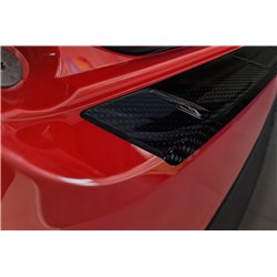 Rear bumper trim for Fiat 600 Hatchback 5D 2023- | Carbon fiber