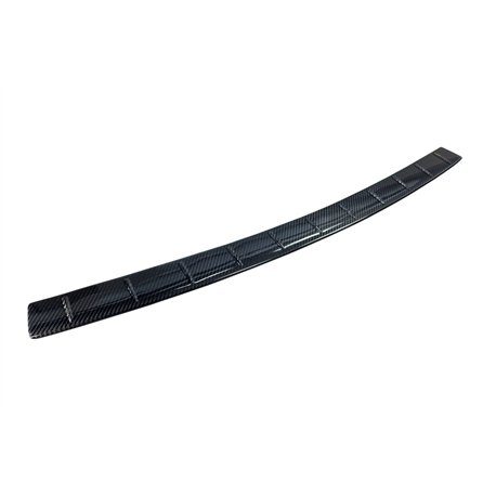 Rear bumper trim for Mercedes GLE FL 2023- | Black Carbon fiber