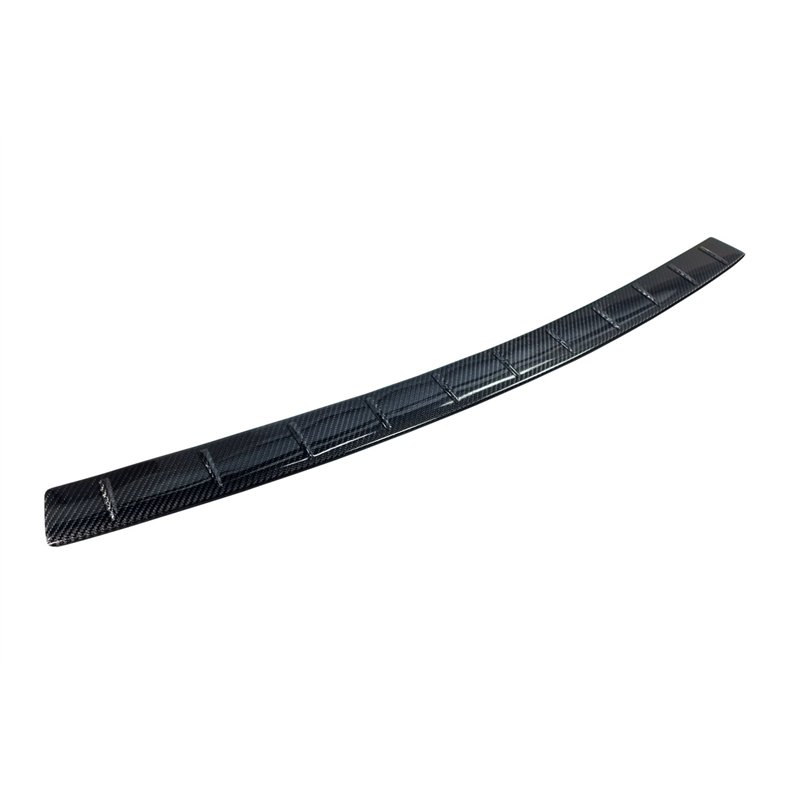 Rear bumper trim for Mercedes GLE FL 2023- | Black Carbon fiber