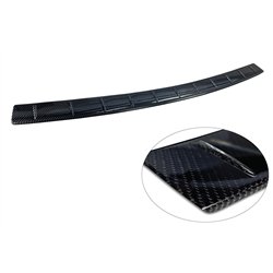 Rear bumper trim for Mercedes GLE FL 2023- | Black Carbon fiber