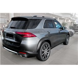 Rear bumper trim for Mercedes GLE FL 2023- | Black Carbon fiber