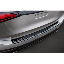 Rear bumper trim for Mercedes GLC 2022- | Stainless steel