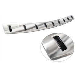 Rear bumper trim for Opel Mokka X FL 2016-2019 | Stainless steel