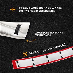 Rear bumper trim for Volkswagen VW California 2003-2015