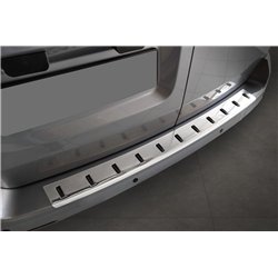 Rear bumper trim for Opel Vivaro 2019- | Silver Stainless steel