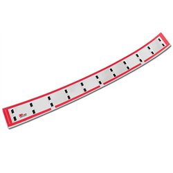 Rear bumper trim for Opel Zafira Life 2019- | Stainless steel