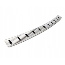 Rear bumper trim for Opel Combo 2018- | Silver Stainless steel