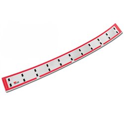 Listwa tylnego zderzaka do Opel Combo 2018- | Stal nierdzewna