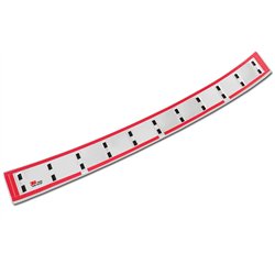 Rear bumper trim for Toyota Proace City 2020- | Stainless steel