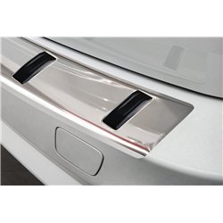 Rear bumper trim for BMW X5 2013-2018 | Silver Stainless steel