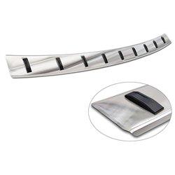 Rear bumper trim for BMW X1 2022- | Silver Stainless steel