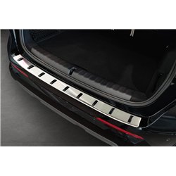 Rear bumper trim for BMW X1 2022- | Silver Stainless steel