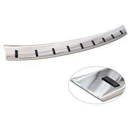 Rear bumper trim for Skoda Karoq FL 2021- | Stainless steel
