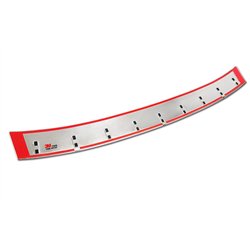 Rear bumper trim for Skoda Karoq FL 2021- | Stainless steel