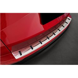 Rear bumper trim for Skoda Karoq FL 2021- | Stainless steel