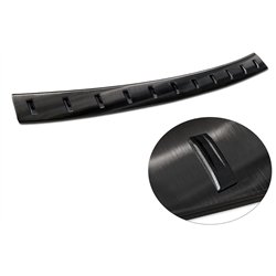 Rear bumper trim for Opel Vivaro 2019- | Black Stainless steel