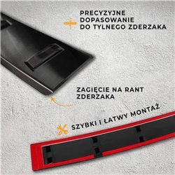 Listwa tylnego zderzaka do Volkswagen VW Caddy Maxi 2007-2015