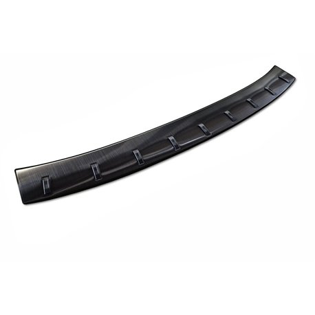 Rear bumper trim for Skoda Karoq FL 2021- | Black Stainless steel
