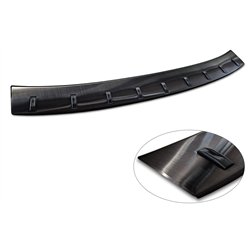 Rear bumper trim for Skoda Karoq FL 2021- | Black Stainless steel