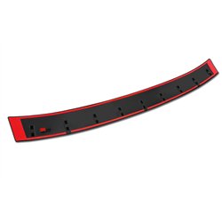 Rear bumper trim for Skoda Karoq FL 2021- | Black Stainless steel
