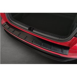 Rear bumper trim for Skoda Karoq FL 2021- | Black Stainless steel