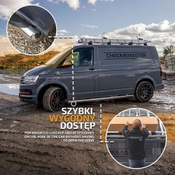 Orurowanie boczne ze stopniami do Ford Transit Custom 2023- Stal