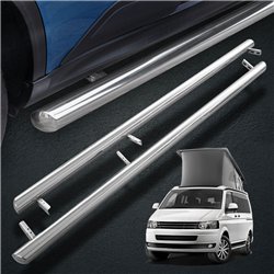 Side bars for Volkswagen VW California 2003-2015 Chrome Steel
