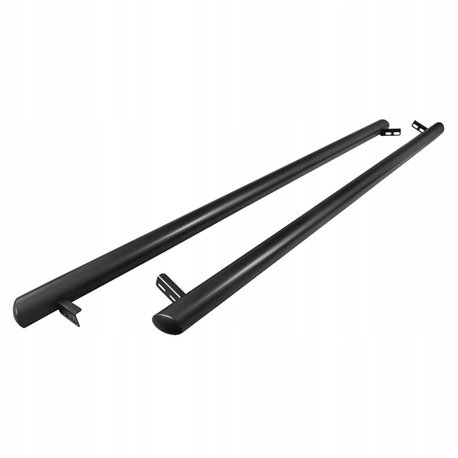 Side bars for Ford Tourneo Custom 2023- Black Steel Powder-coated