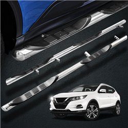 Orurowanie boczne ze stopniami do Nissan Qashqai 2014-2021 | Stal