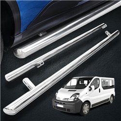 Orurowanie boczne do Renault Trafic 2001-2014 Chrom Stal