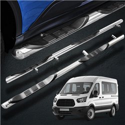 Orurowanie boczne ze stopniami Ford Transit Custom (L2 LWB) 2012-2023