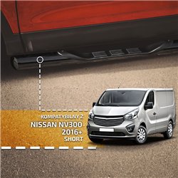 Orurowanie boczne ze stopniami do Nissan NV300 2016-2021 Stal
