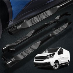 Side bars with steps for Fiat Talento (L1 SWB) 2016-2021 Steel