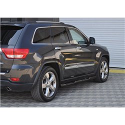 Side bars with steps for Nissan Primastar 2021- Black Steel