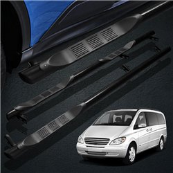 Orurowanie boczne ze stopniami do Mercedes Vito 2003-2014 Stal