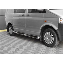 Side bars with steps for Volkswagen VW Multivan 2003-2015 Steel