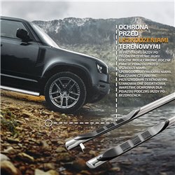 Side bars with steps for Citroen Spacetourer 2016- | Chrome Steel