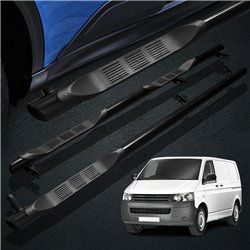 Side bars with steps for Volkswagen VW Transporter 2003-2015