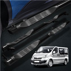 Orurowanie boczne ze stopniami do Opel Vivaro 2001-2014 Stal