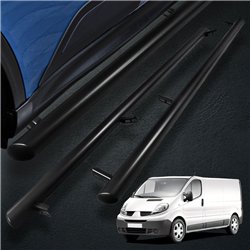 Orurowanie boczne do Renault Trafic 2001-2014 Czarny Stal