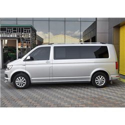 Side bars for Opel Vivaro 2014-2019 Black Steel Powder-coated