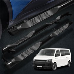 Side bars with steps for Volkswagen VW Caravelle 2015-2019 Steel