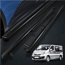 Orurowanie boczne do Opel Vivaro 2001-2014 Czarny Stal