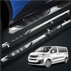Orurowanie boczne ze stopniami do Peugeot Traveller 2016- | Stal